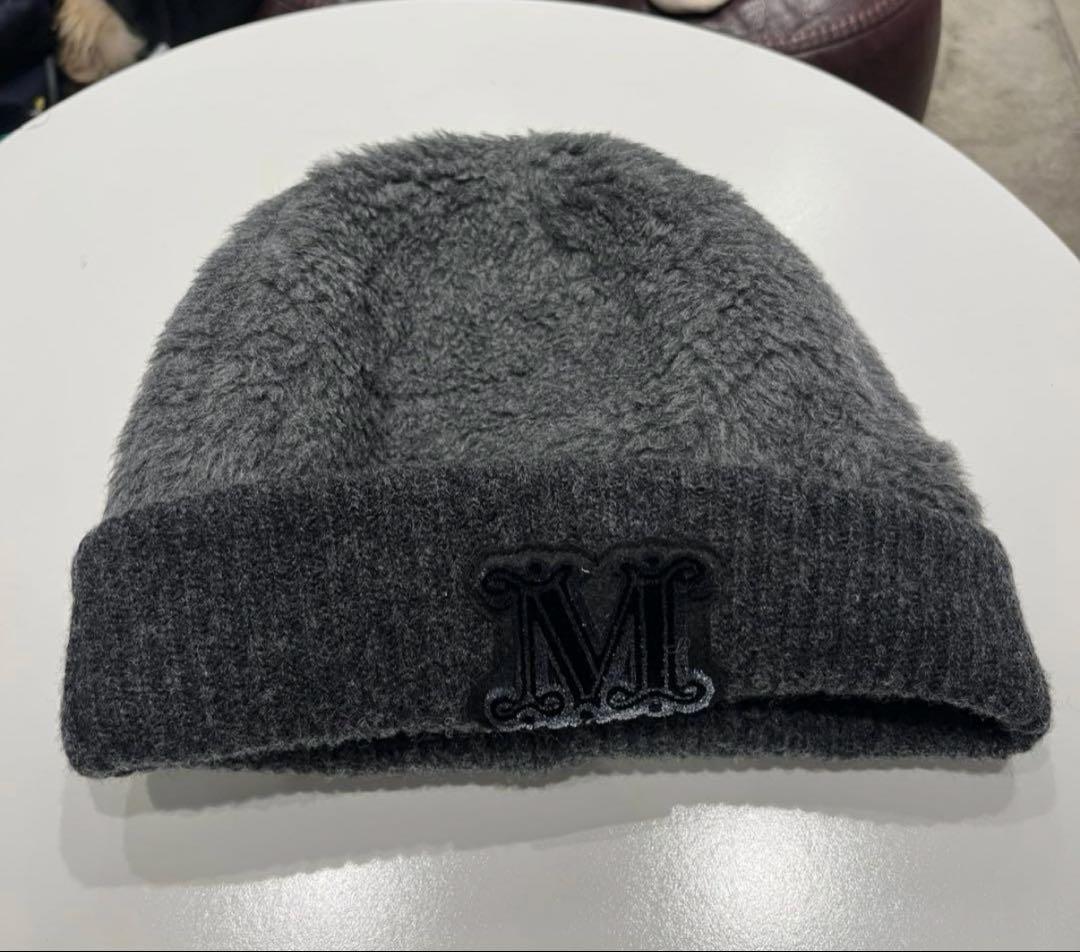 MAX MARA テディベア ビーニー ニット帽