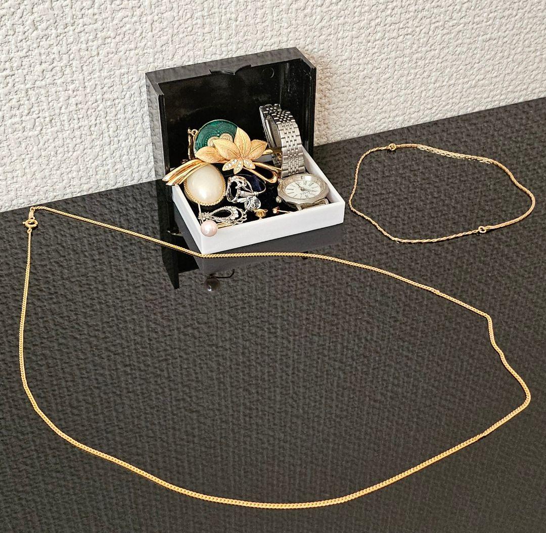 M*7様 【遺品整理】K18刻印/ピアス/リング/ゴールドネックレス等のアクセサ