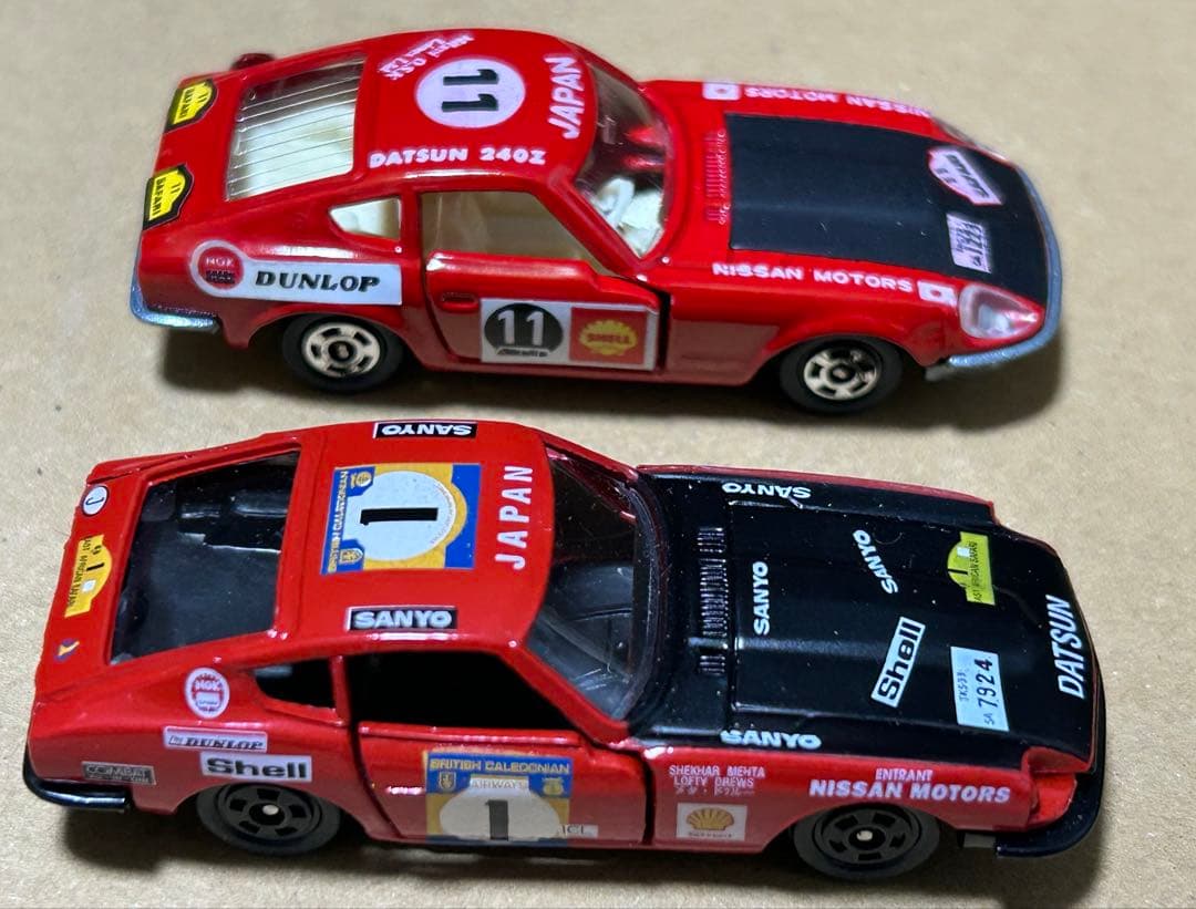 トミカ ニッサン フェアレディZ 432 240Z ラリーカー2台セット