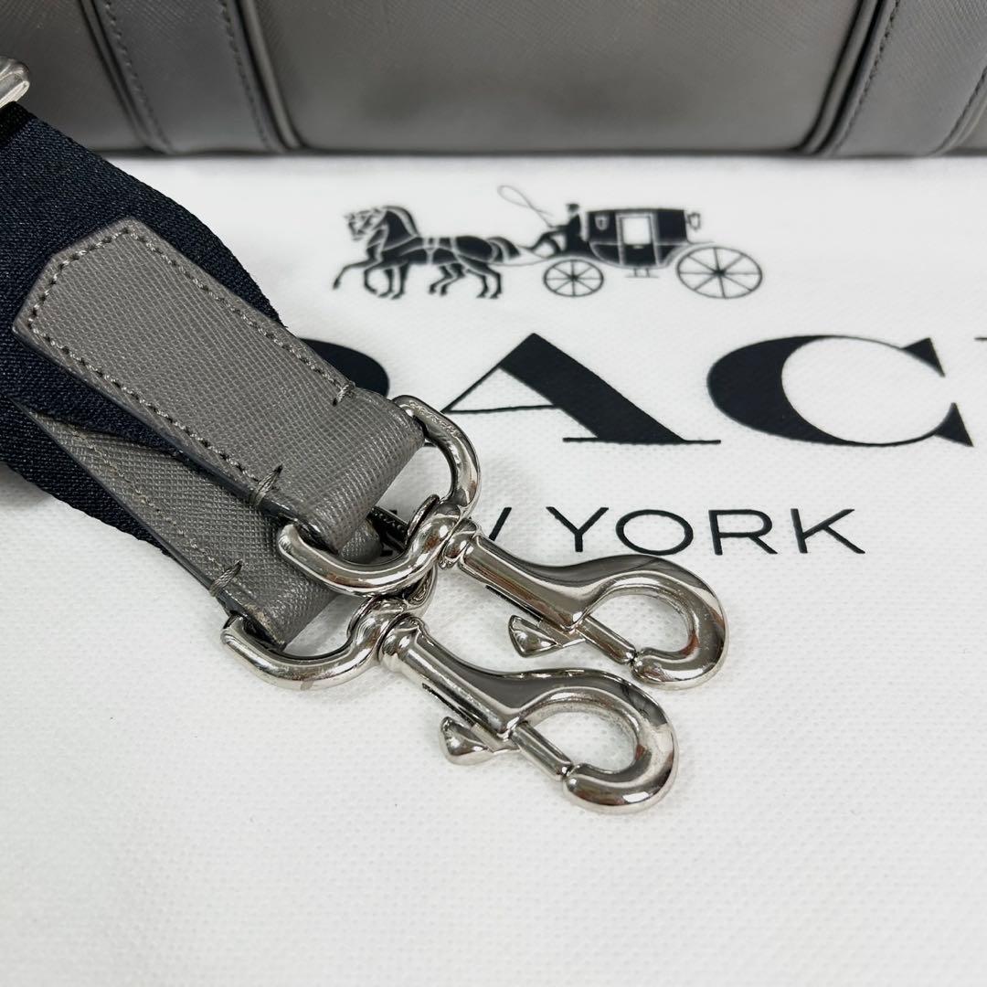 ✅【格安】定価9.4万　メンテ済み　コーチ　ビジネスバッグ　COACH グレー