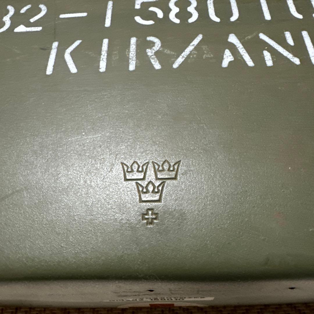 実物 スウェーデン軍 メディカル ペーパーボックス