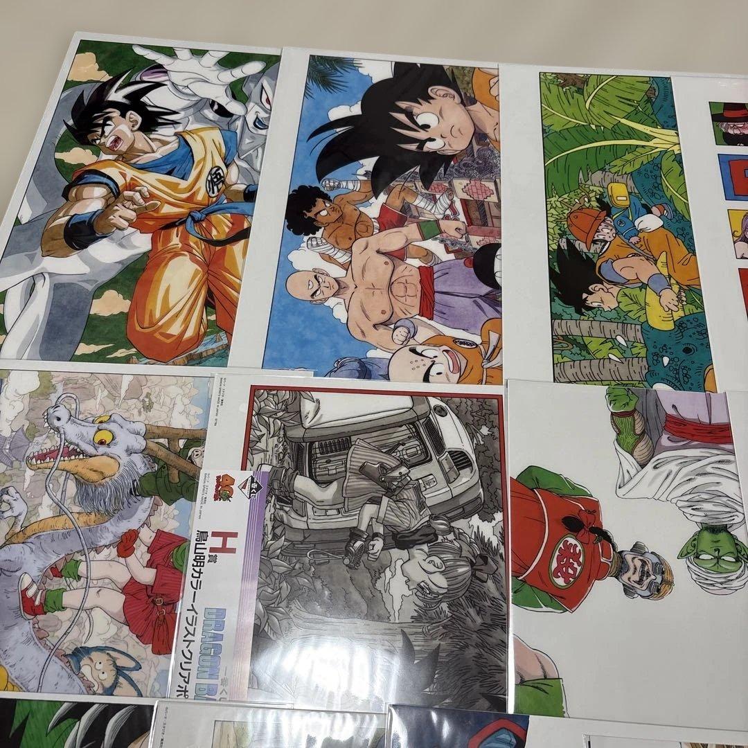 ドラゴンボール 一番くじ　H賞クリアポスター　コンプ　13種