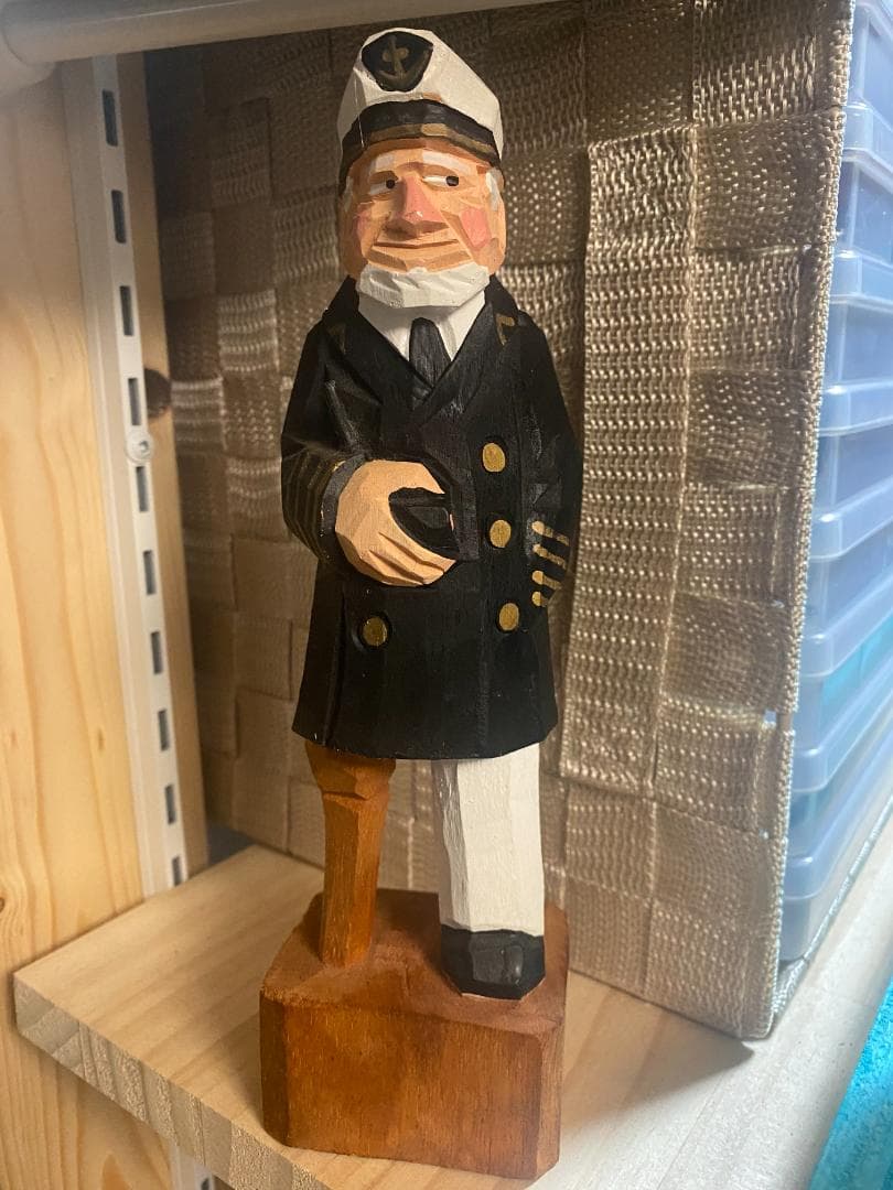 模型3点セット　帆船　灯台　マドロス人形（船長）