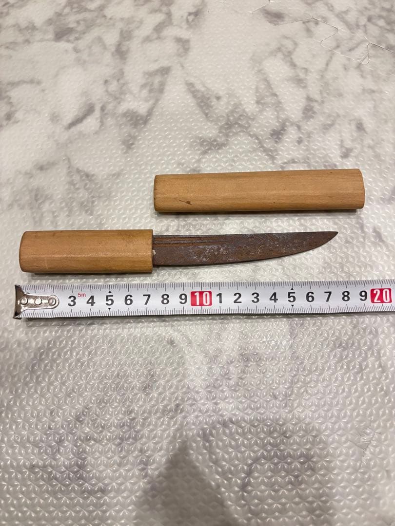 希少品 時代物/小柄/小刀/刀装具/ナイフ/古美術/骨董品/模造刀/戦争品/陸軍