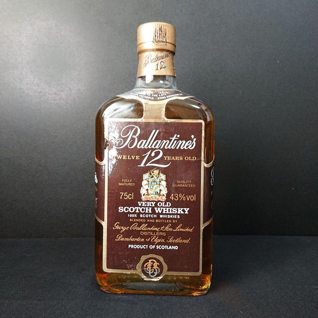ウイスキー バランタイン12年 特級 旧ボトル
