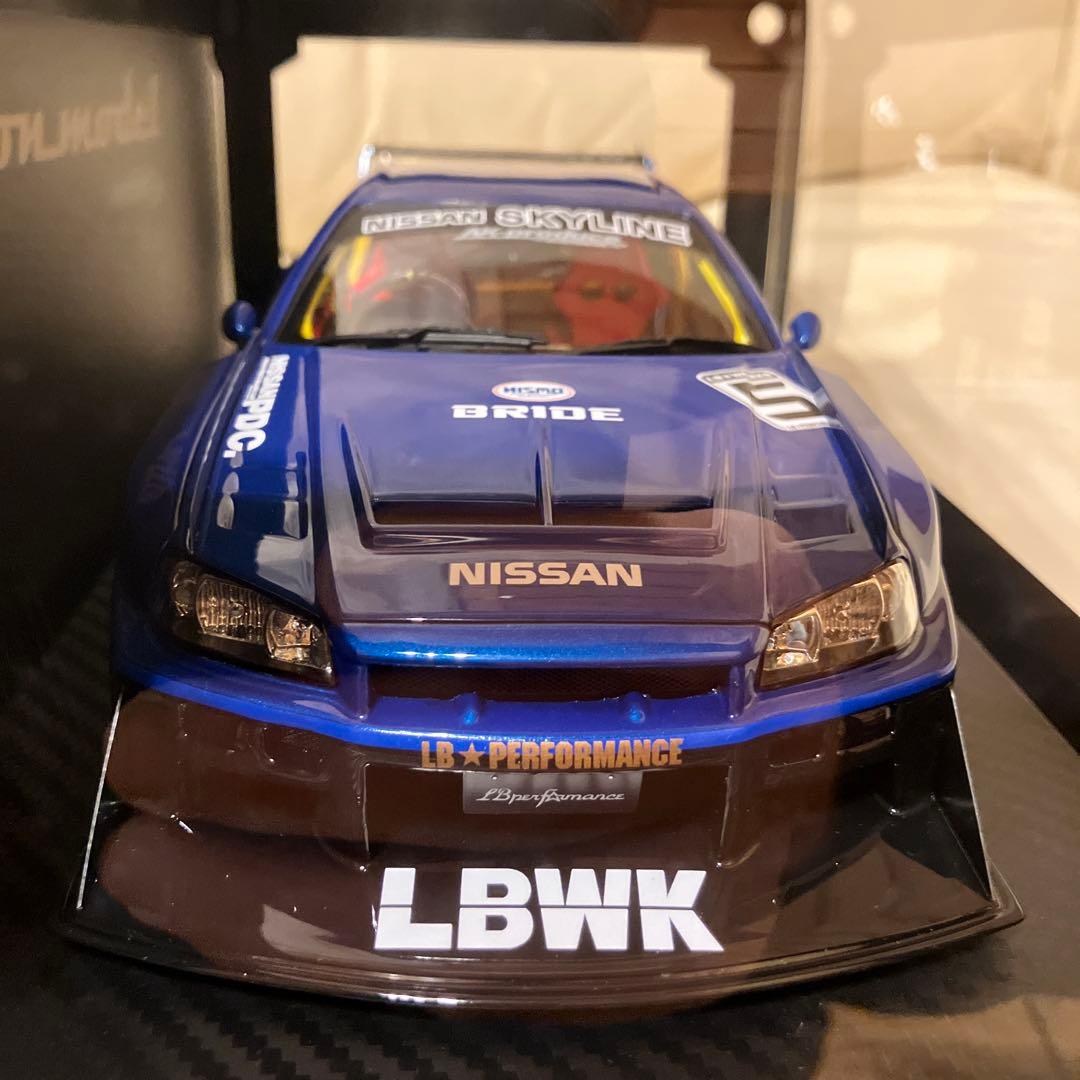 LBWK Nissan Skyline ミニカー 1/18