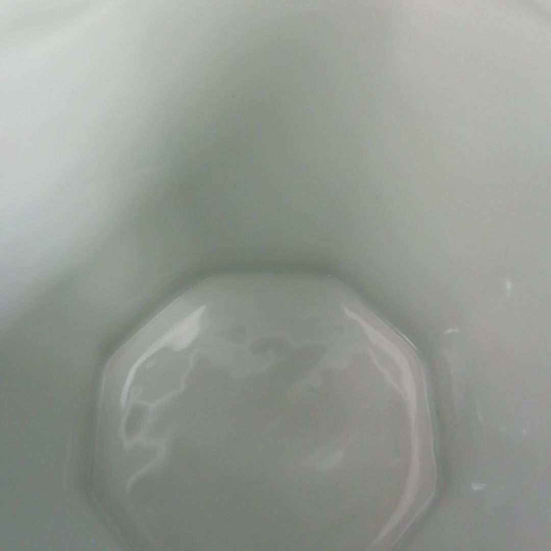 Ｔ９９３　水指　『染付　ぶどう棚』『林秀峰 造』　共箱　茶道具