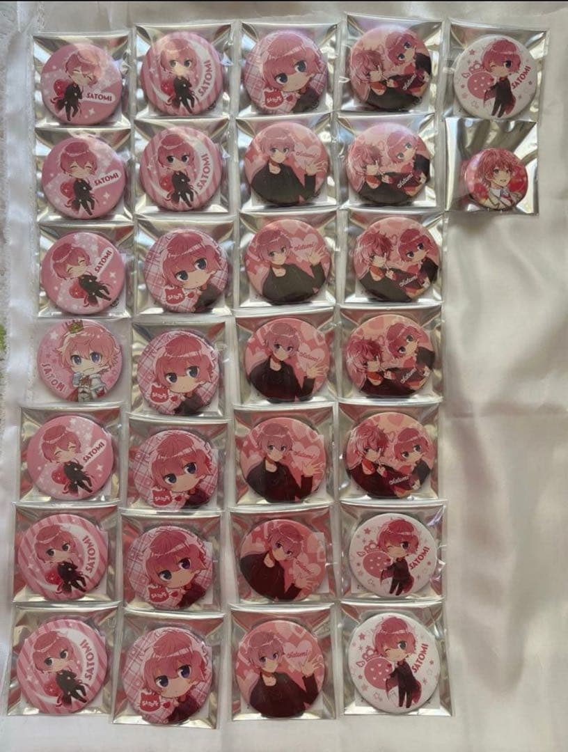 すとぷり さとみ さとみくん 缶バ 90個セット まとめ売り