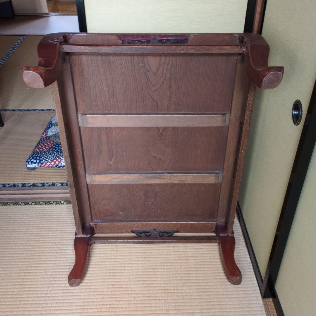 アンティーク家具　昭和レトロ　座卓　ちゃぶ台　古家具　69×90×31センチ
