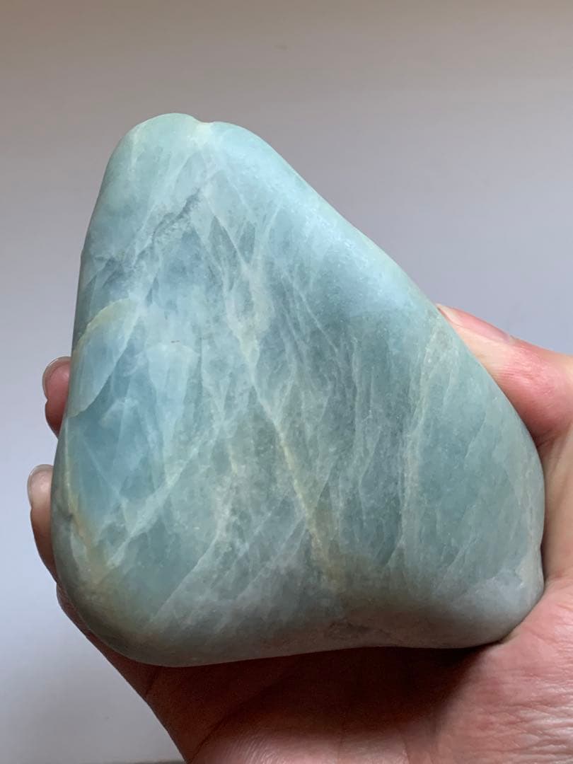 海翡翠　海石　糸魚川入りコン沢青翡翠　原石　青ひすい　水石　根付　国産鉱物標本