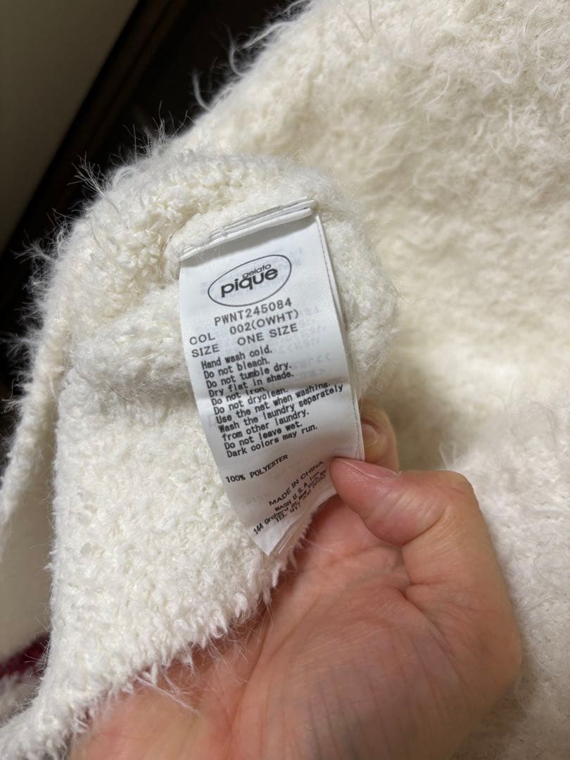 ワンサイズ　ジェラートピケ　ホリデーパジャマ