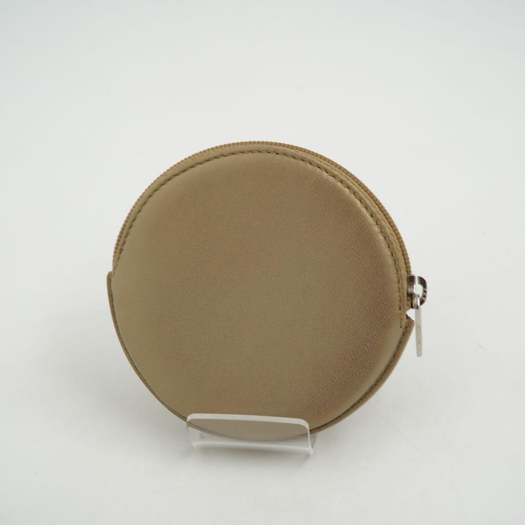 未使用品　ロエベ　ケース　小銭入れ　アナグラム　レザー　希少カラー　金色