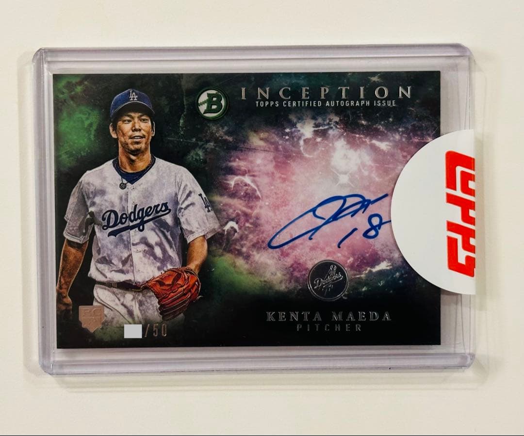 前田健太 ドジャース カード 直筆サイン AUTO 50枚限定 1枚 topps