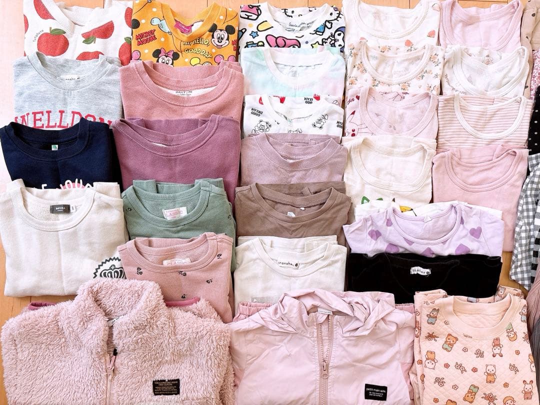 女の子　100cm まとめ売り　秋冬服　40点セット