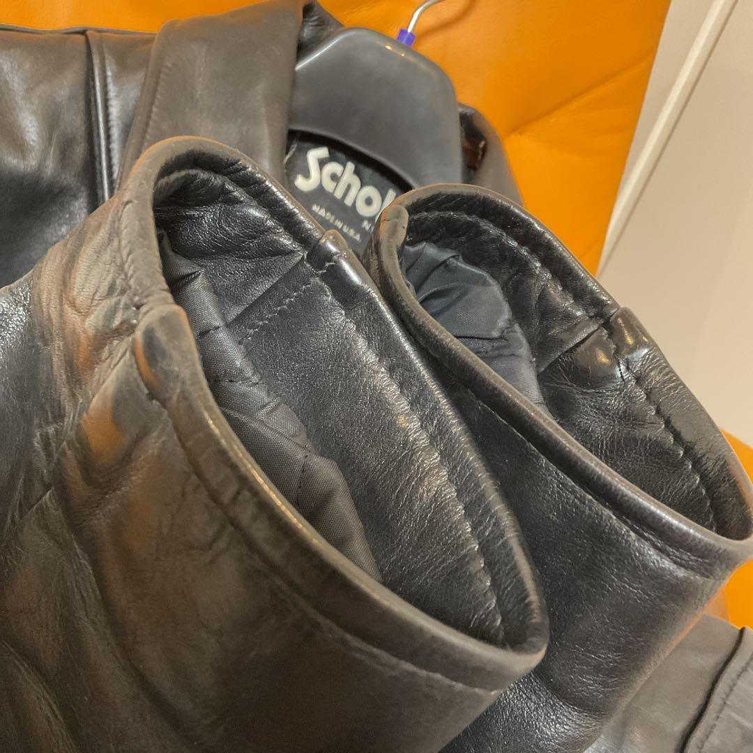 タロウ様用　Schott ショット182 シングルライダース　カウハイド　40