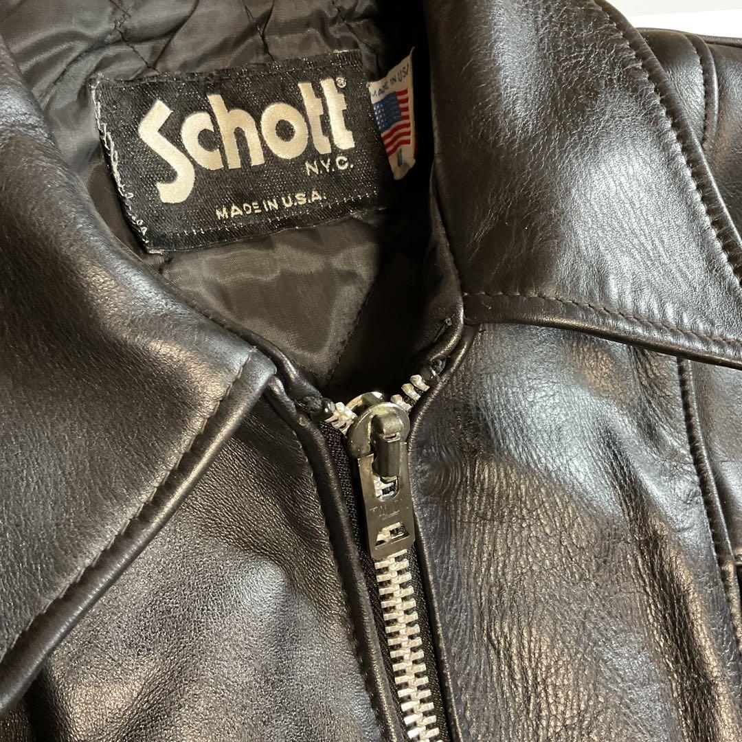 タロウ様用　Schott ショット182 シングルライダース　カウハイド　40
