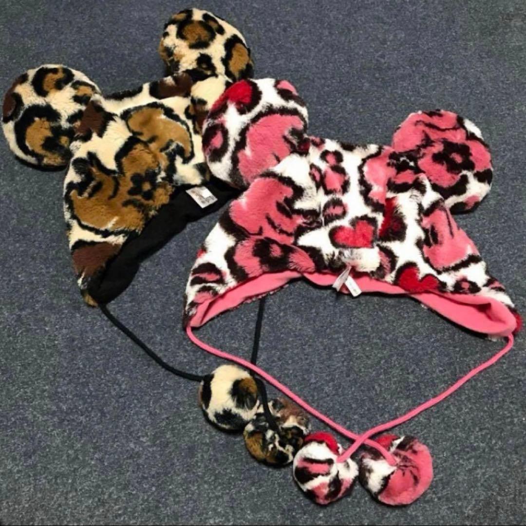 【レア】ディズニーリゾート 卒ディズ ファンキャップ ヒョウ柄 レオパード柄