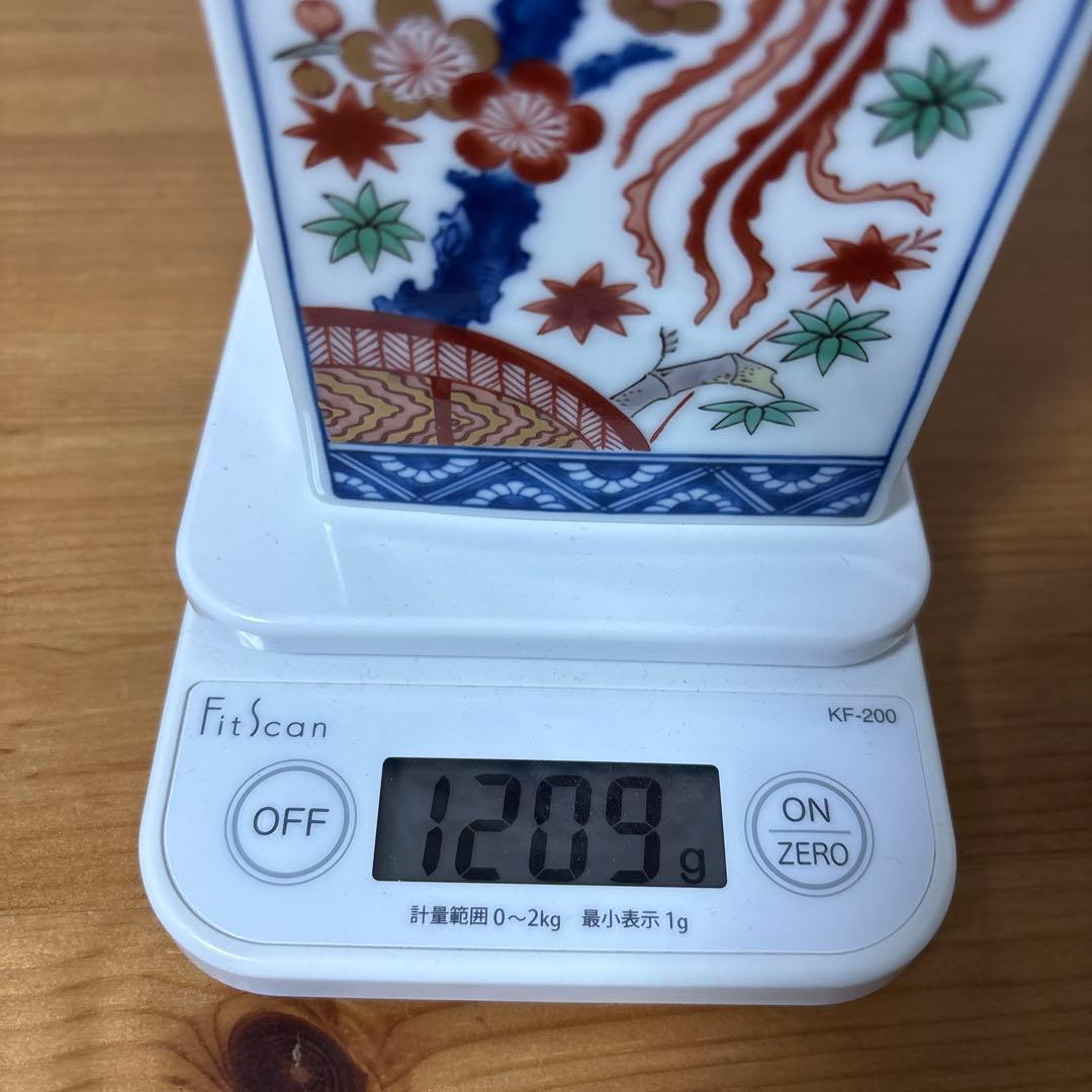 サントリーウイスキー　有田焼 古伊万里手 染錦牡丹鳳凰絵　陶器ボトル　未開封