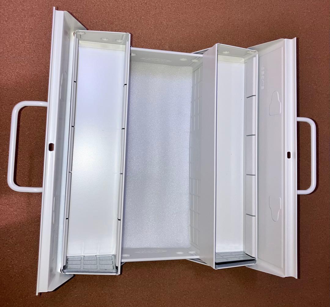 TOYO ST-350 ツールボックス　ホワイト系　美品　ほぼ未使用