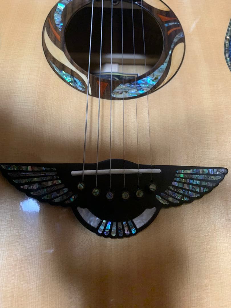 アコースティックギター　豪華インレイ　新品未使用　フォークギター
