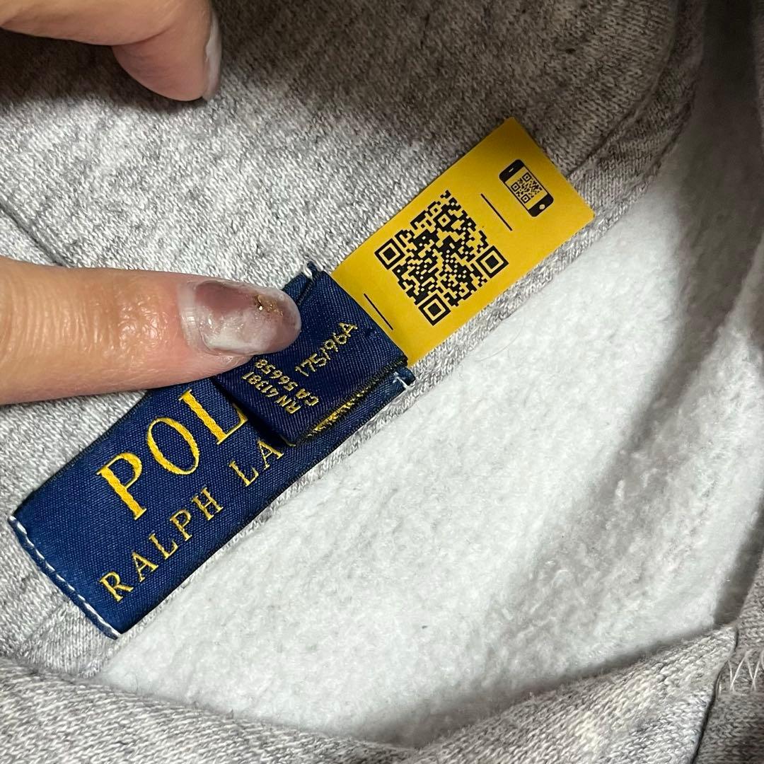 現行 タグ ポロ ラルフローレン メンズ タイガー ワッペン パーカー M