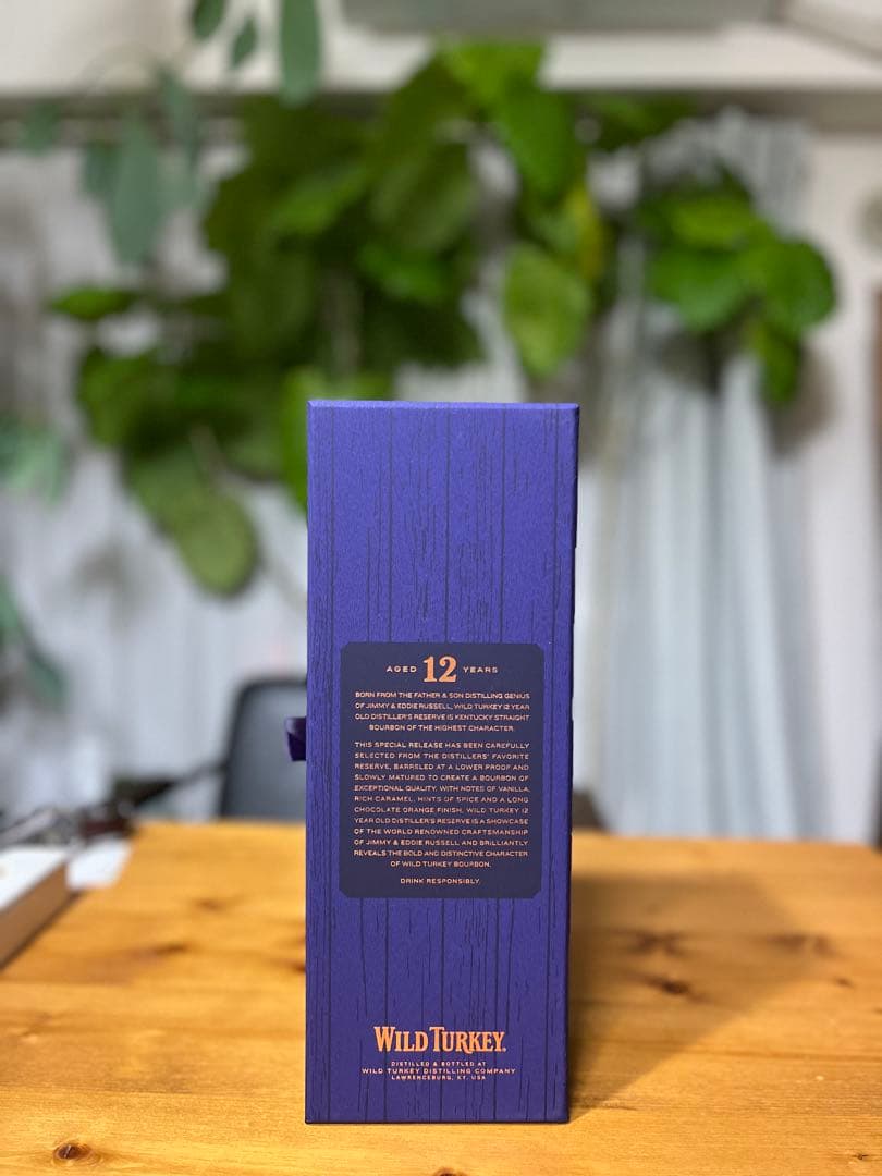 【終売品】ワイルドターキー 12年 1本700ml 箱、化粧箱付