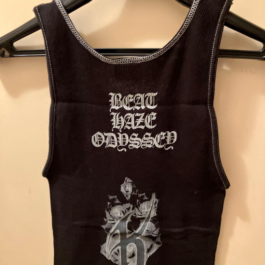 氷室京介×クロムハーツ BEAT HAZE ODYSSEY ブラックタンクトップ
