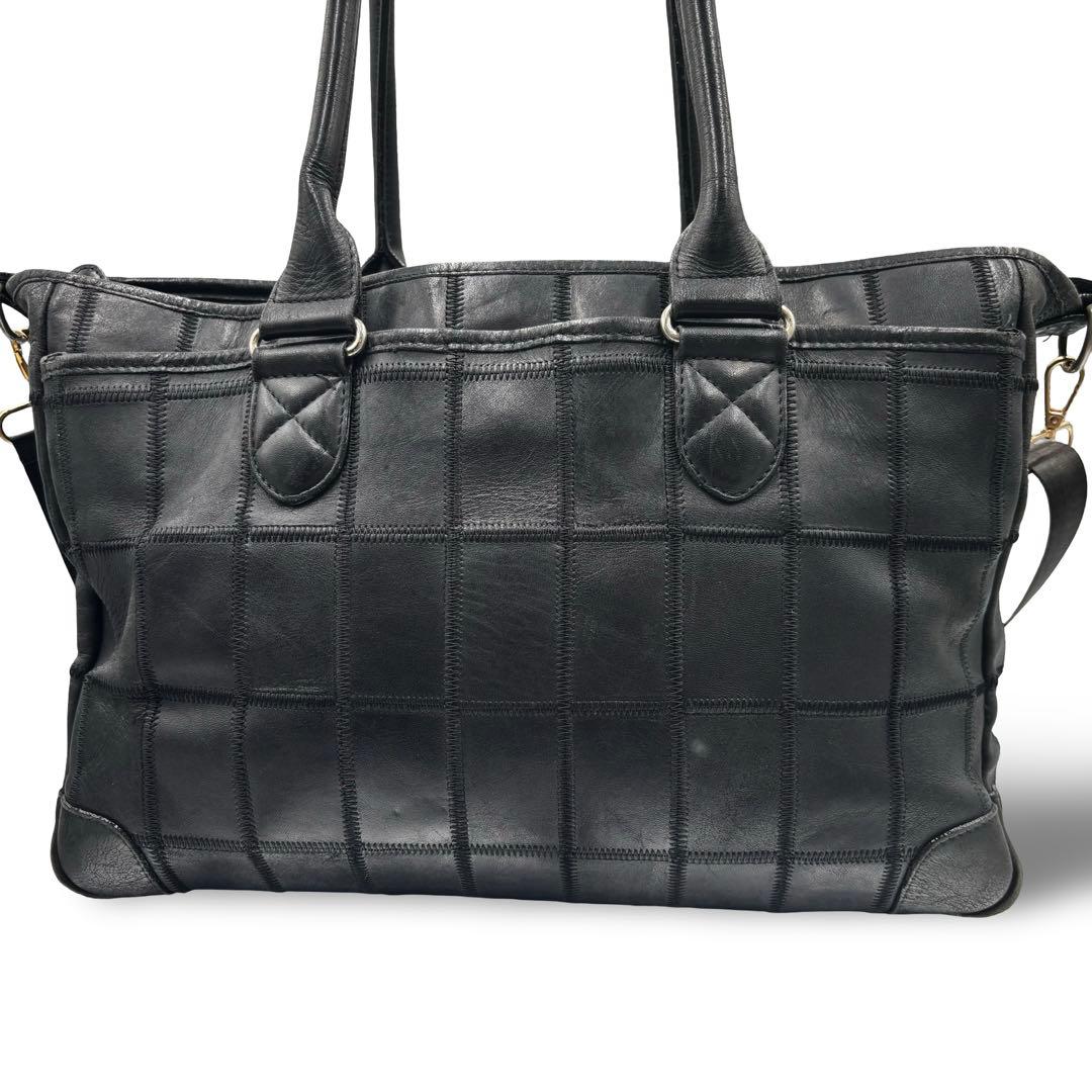 【ヴィンテージ】トライオン　2way ビジネスバッグ　ショルダー　トート　黒