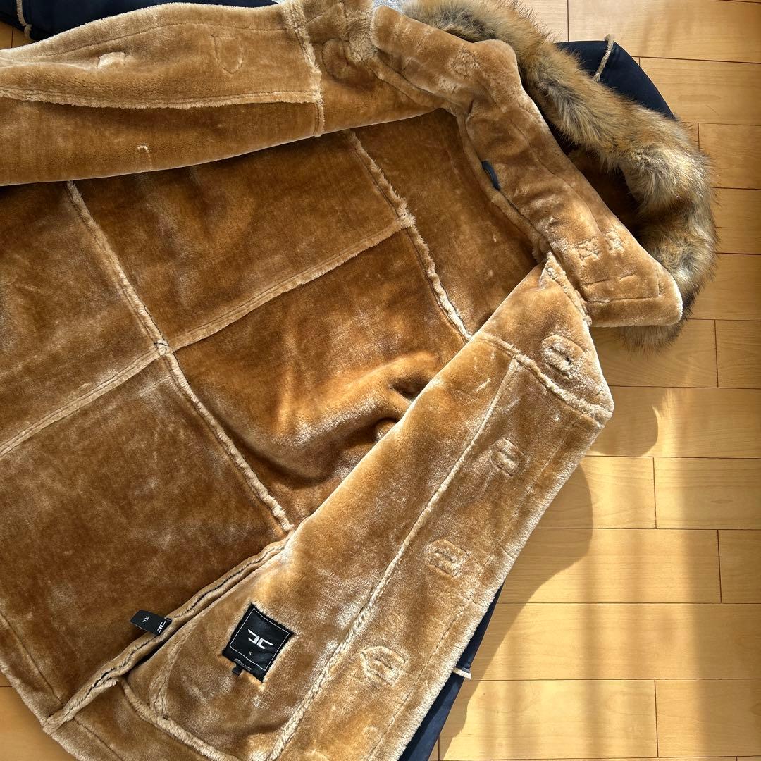 ☆お値下げしました☆Jordan CraigファーコートXLサイズ ネイビー