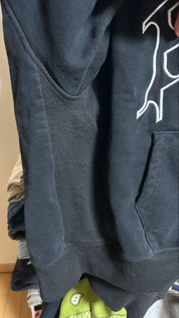 punkandyo 初期黒　ジップパーカー　zip