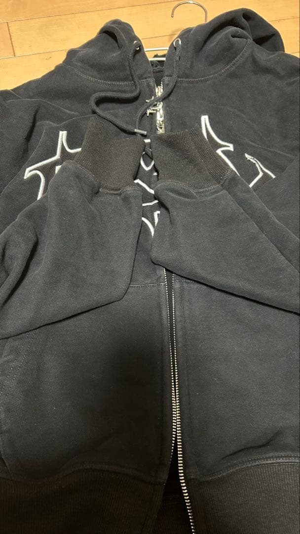 punkandyo 初期黒　ジップパーカー　zip