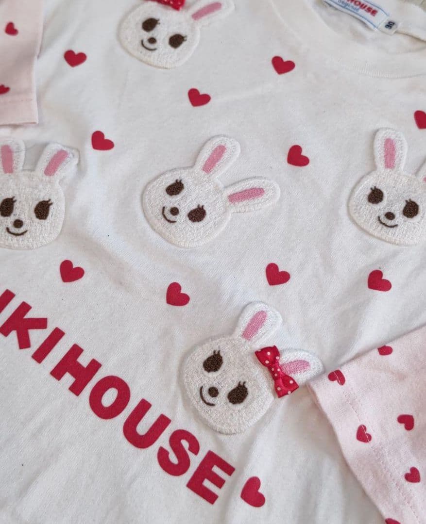 まーにゃ ミキハウス トップス２点&パンツセット