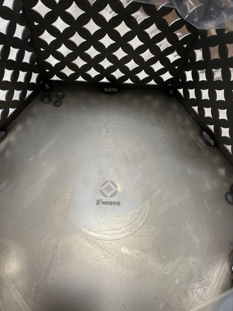 n*u様 【新品】和柄S'more(スモア) 六面焚火台 天板&収納袋セット