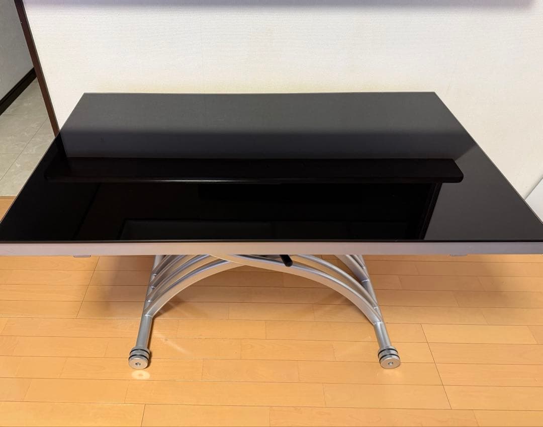 ガス圧昇降式テーブル　幅120cm