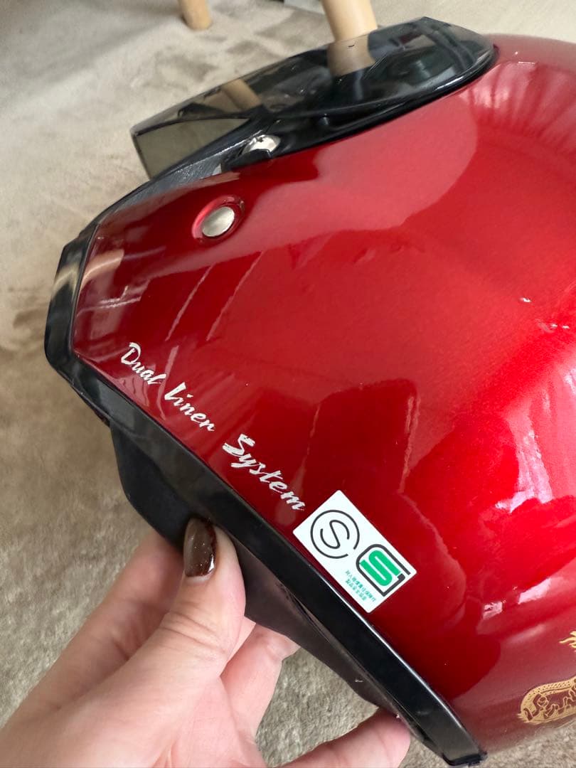 SHOEI J-FORCE jforceジェットヘルメット 赤