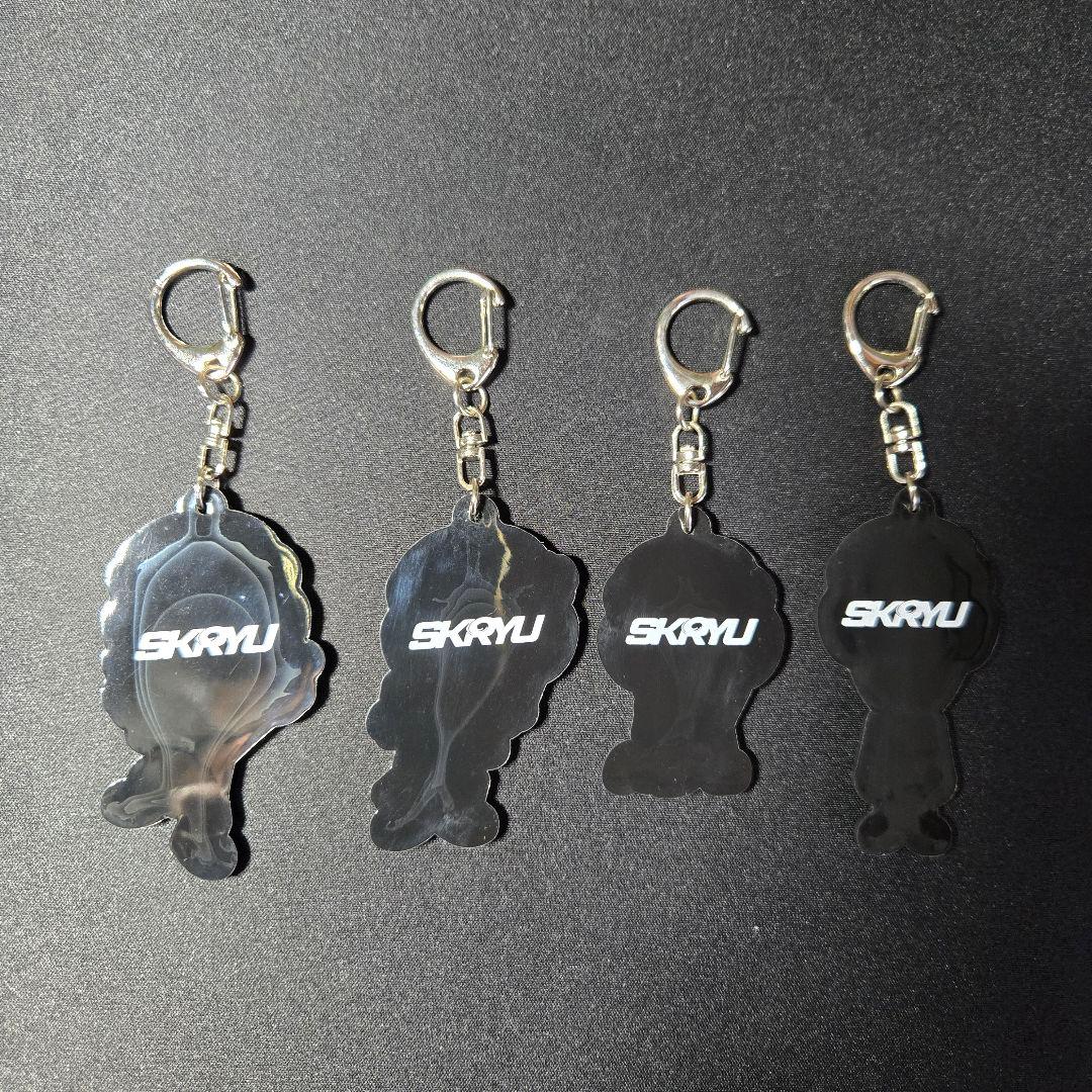 SKRYU ラバーキーホルダー 喜怒哀楽 コンプリート 全4種