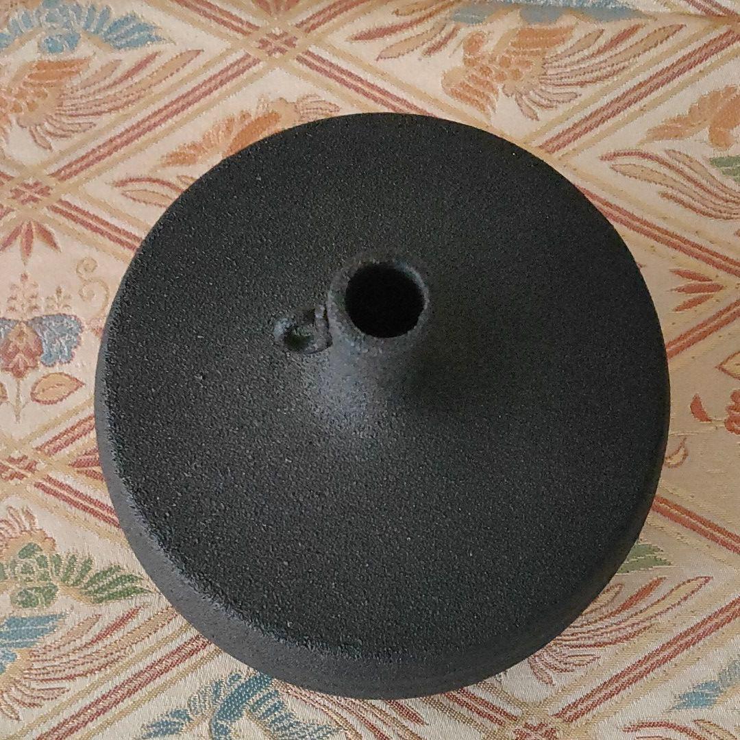 砂目 黒　小壺