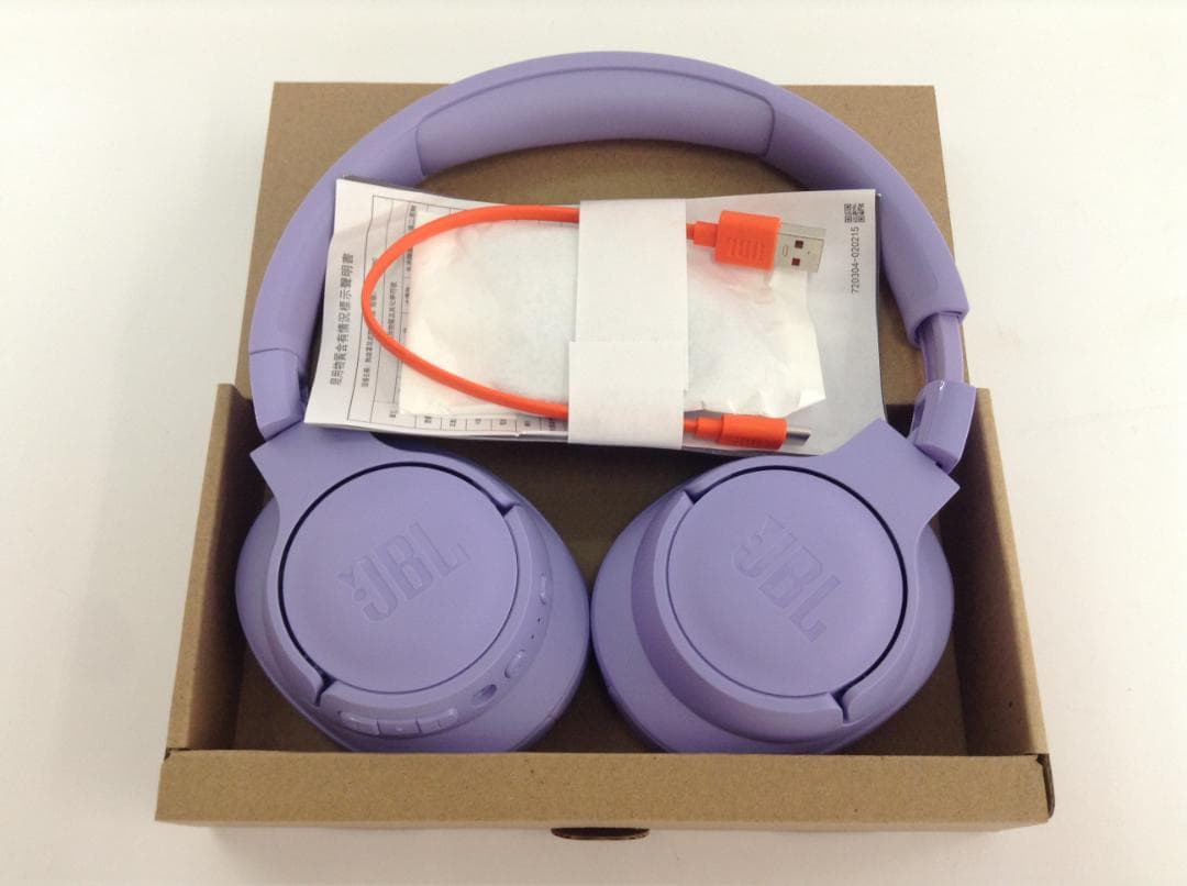 JBL Tune 770NC ワイヤレスヘッドホン パープル 本体美品