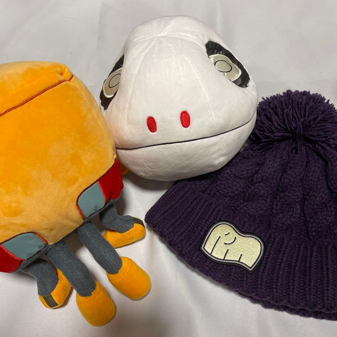 劇中サイズ　ぬいぐるみ　ハロ　コンチ　マチュ　ニット帽　ガンダム　ジークアクス