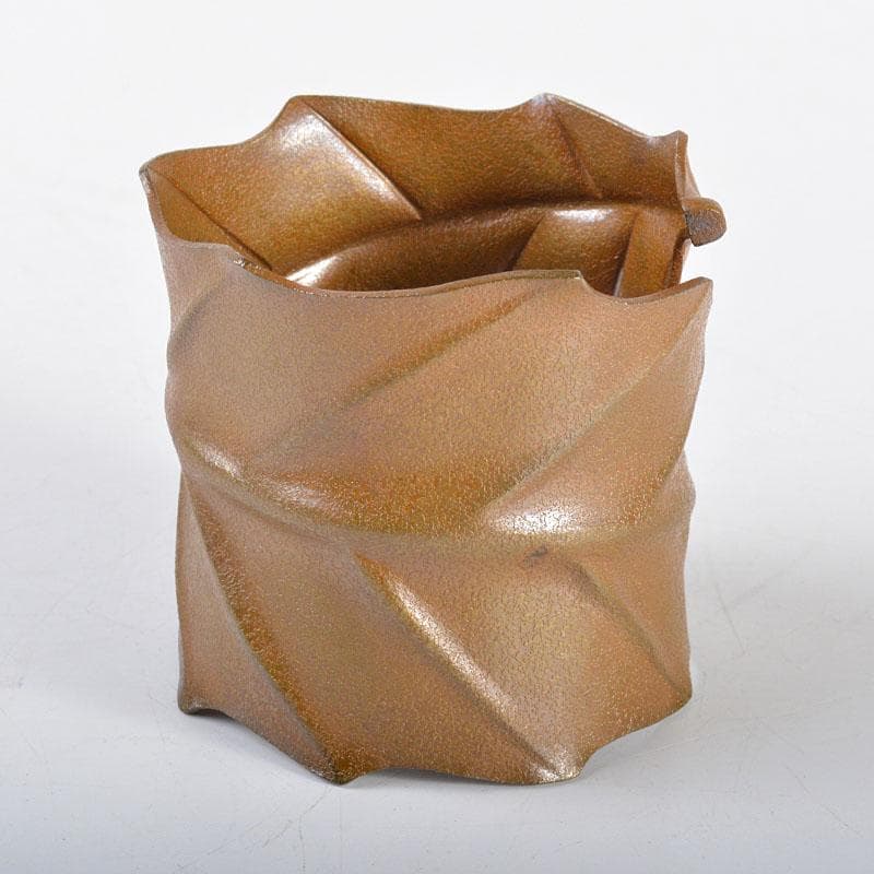 茶道具　十一代　中川浄益作　一葉蓋置　共箱　F　R4413