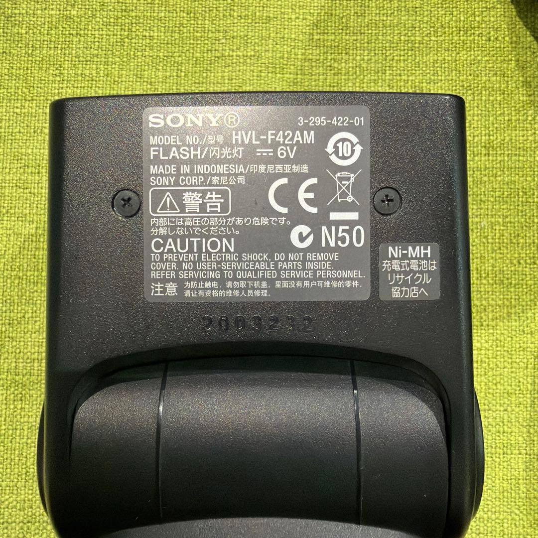 【ジャンク】SONY α55 SLT-A55V フラッシュ HVL-F42AM