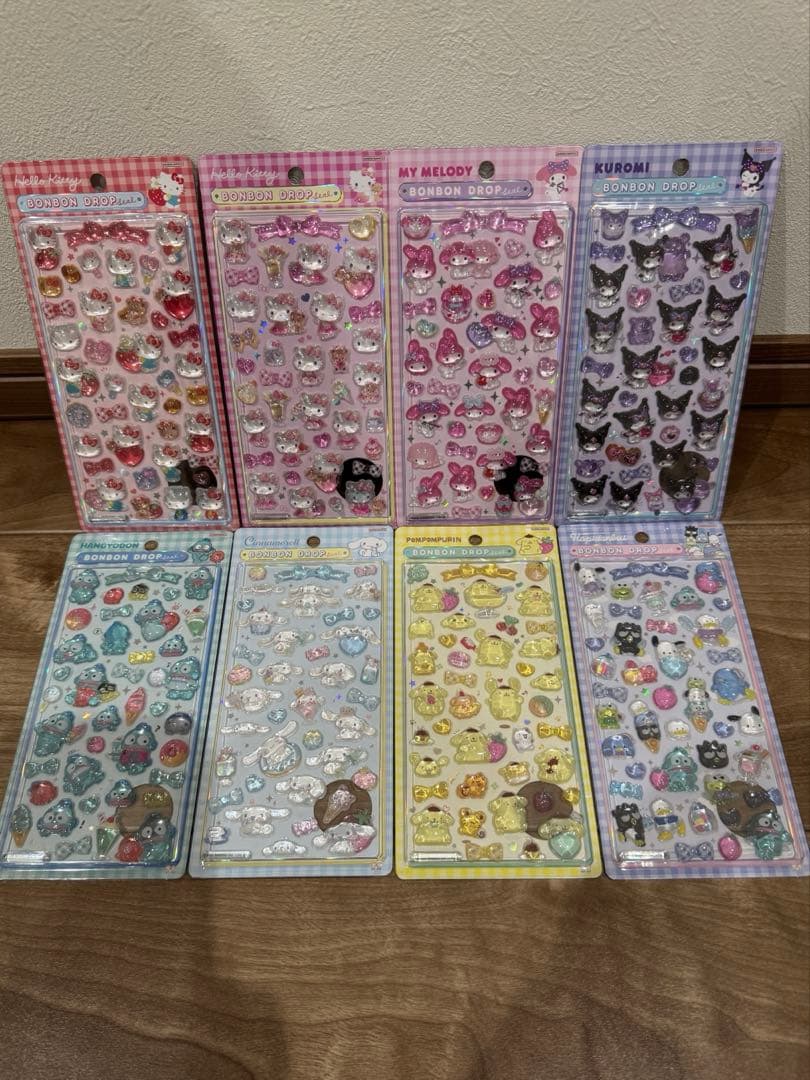 【国内正規品】サンリオ　ボンボンドロップシール第二弾