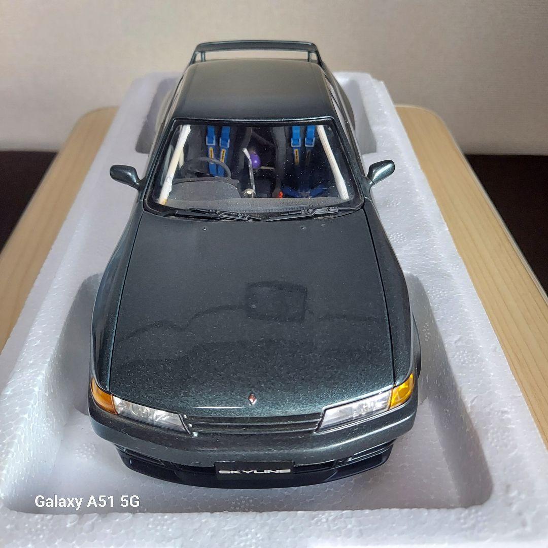 スカイライン GT-R ダークグレー オートアート1/18　純正カスタム品