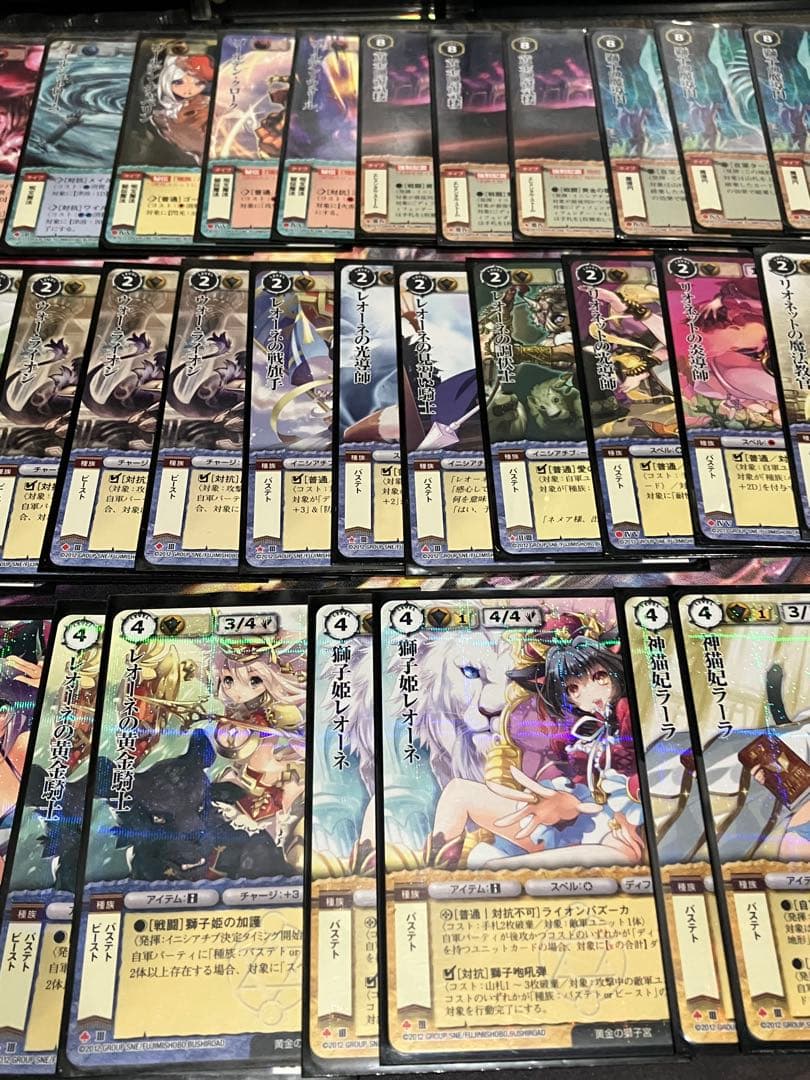 カイザー、モンコレTCG バステト、ハーピィデッキと戦闘スペル21枚