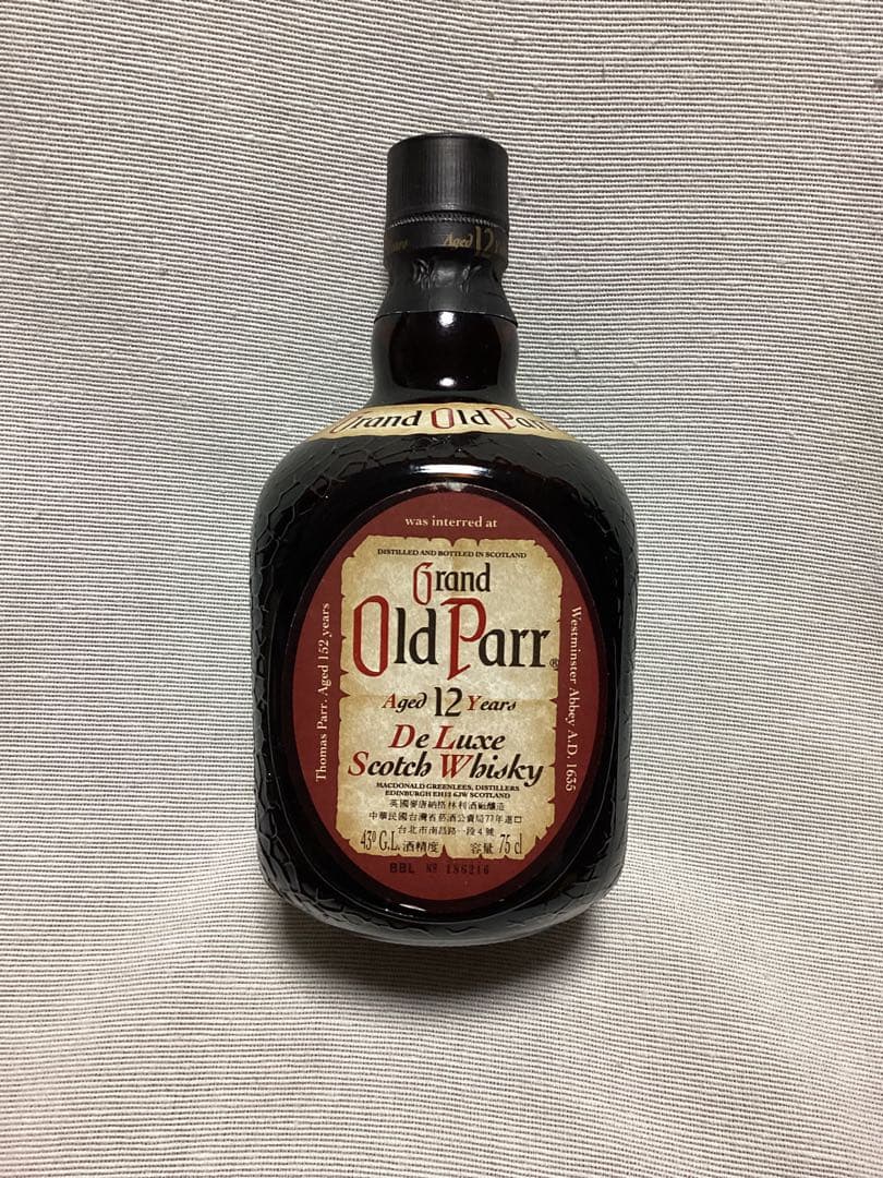 未開封　Grand Old Parr オールドパー　12年　750ml 43%