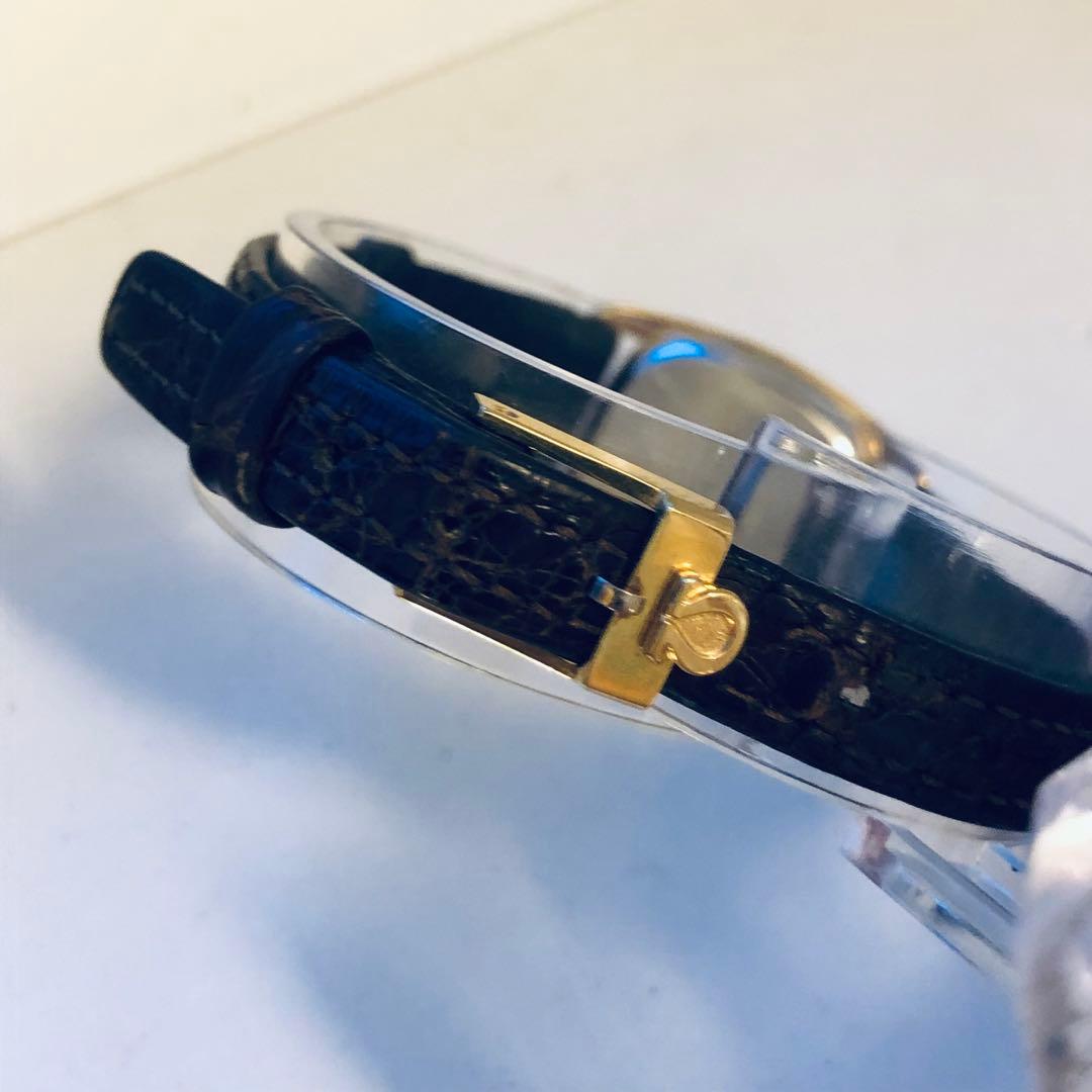 OMEGA de Ville スクエア　ゴールド　電池新品　レディース 時計