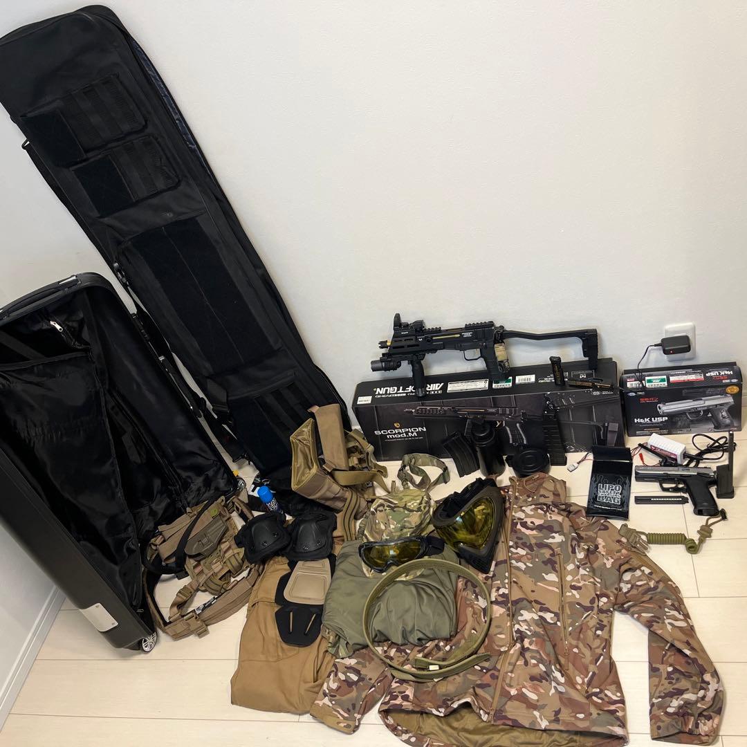 【サバゲー入門セット装備一式】スコーピオンmod.M（箱付き）