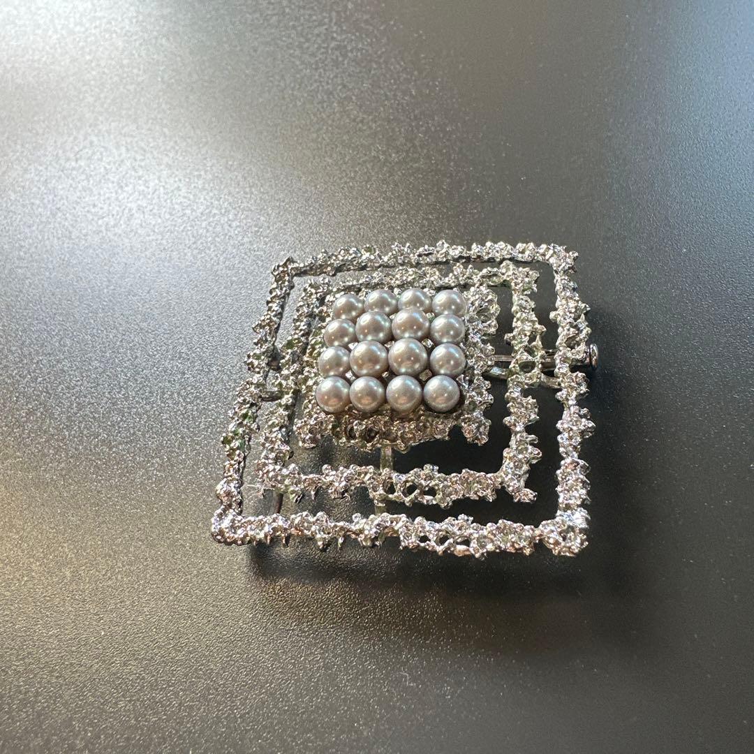 【vintage】TASAKI PEARL 田崎　パール　ブローチ　2way