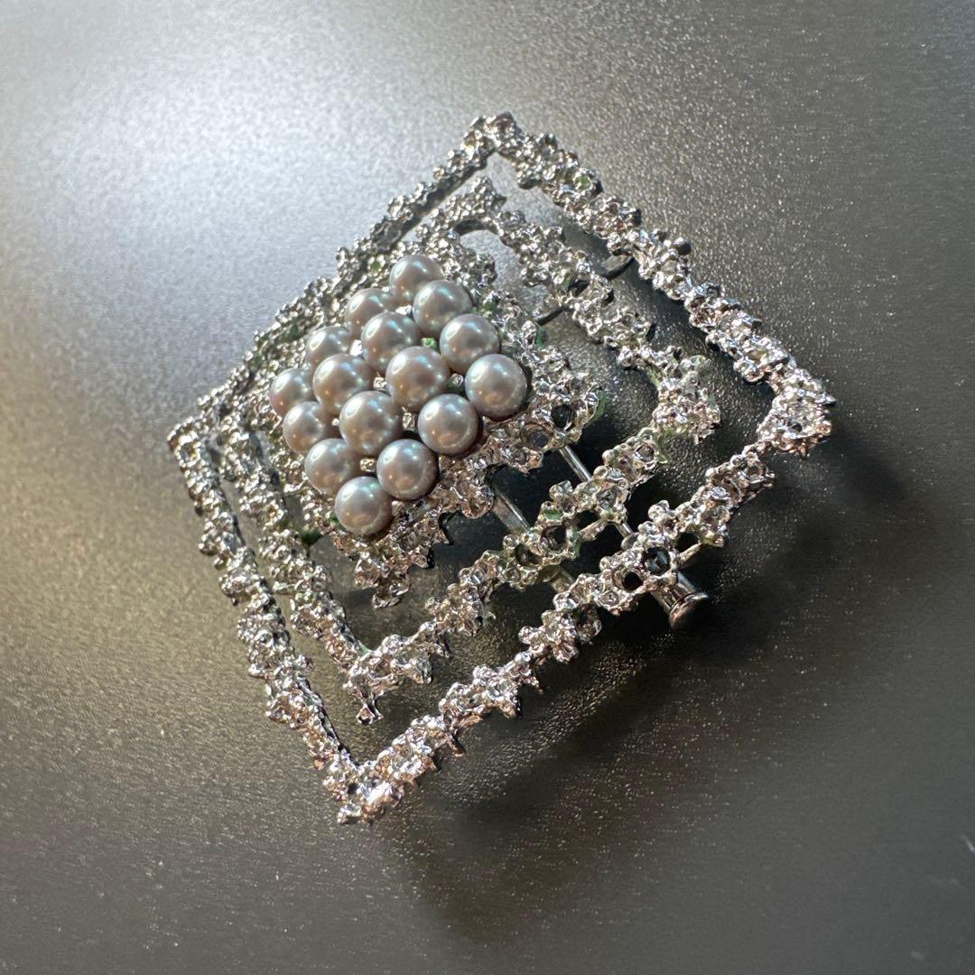 【vintage】TASAKI PEARL 田崎　パール　ブローチ　2way