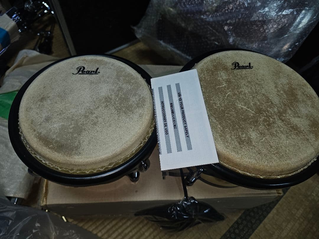 (中古)Pearl Primero ボンゴ ナチュラルウッド